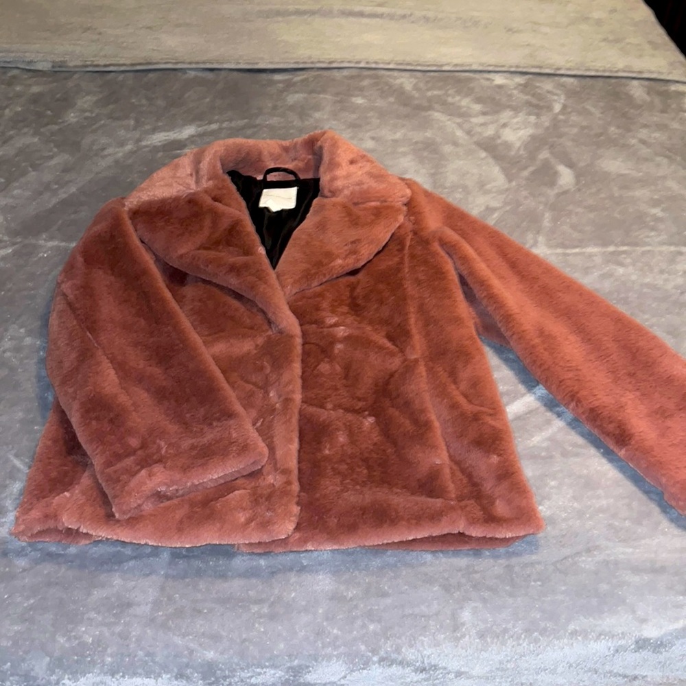 Avec Les Filles faux fur coat